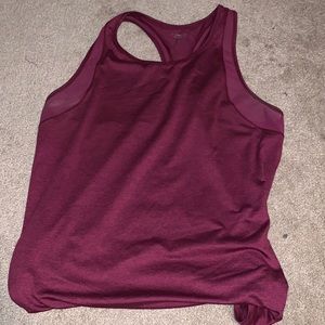 Racerback athletic top
